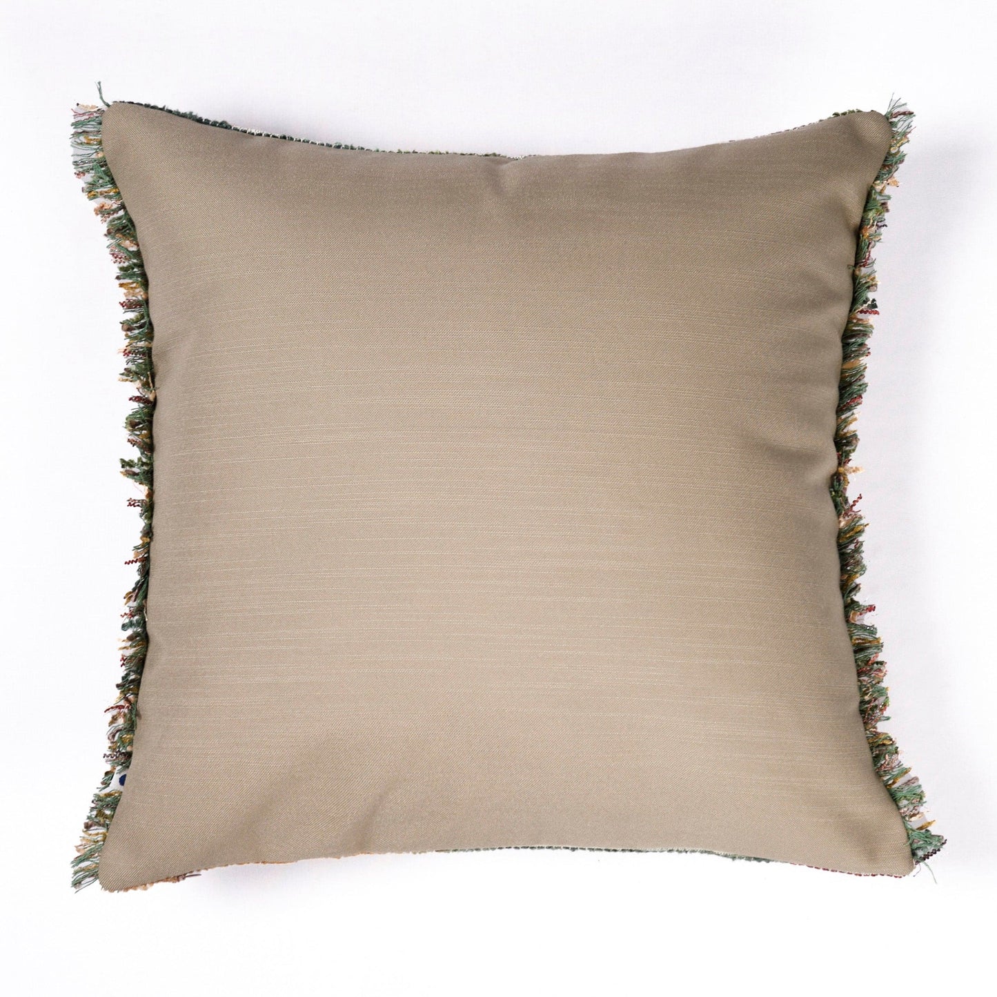 Roadway Green Handwoven Cushion Cover