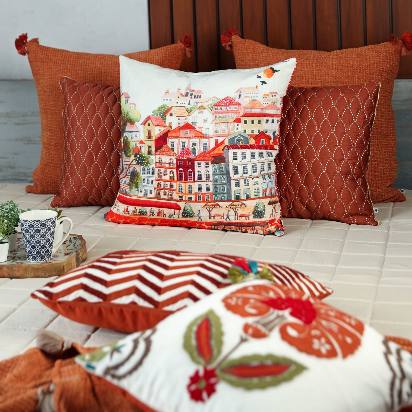 Saubhagya Hand embroidered Cushion
