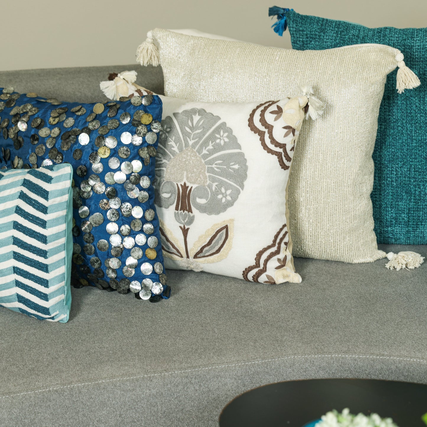 Saubhagya Hand Embroidered Cushion
