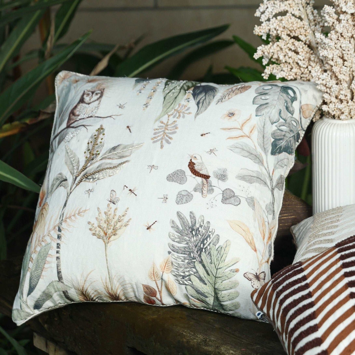 Bagicha Hand embroidered Cushion
