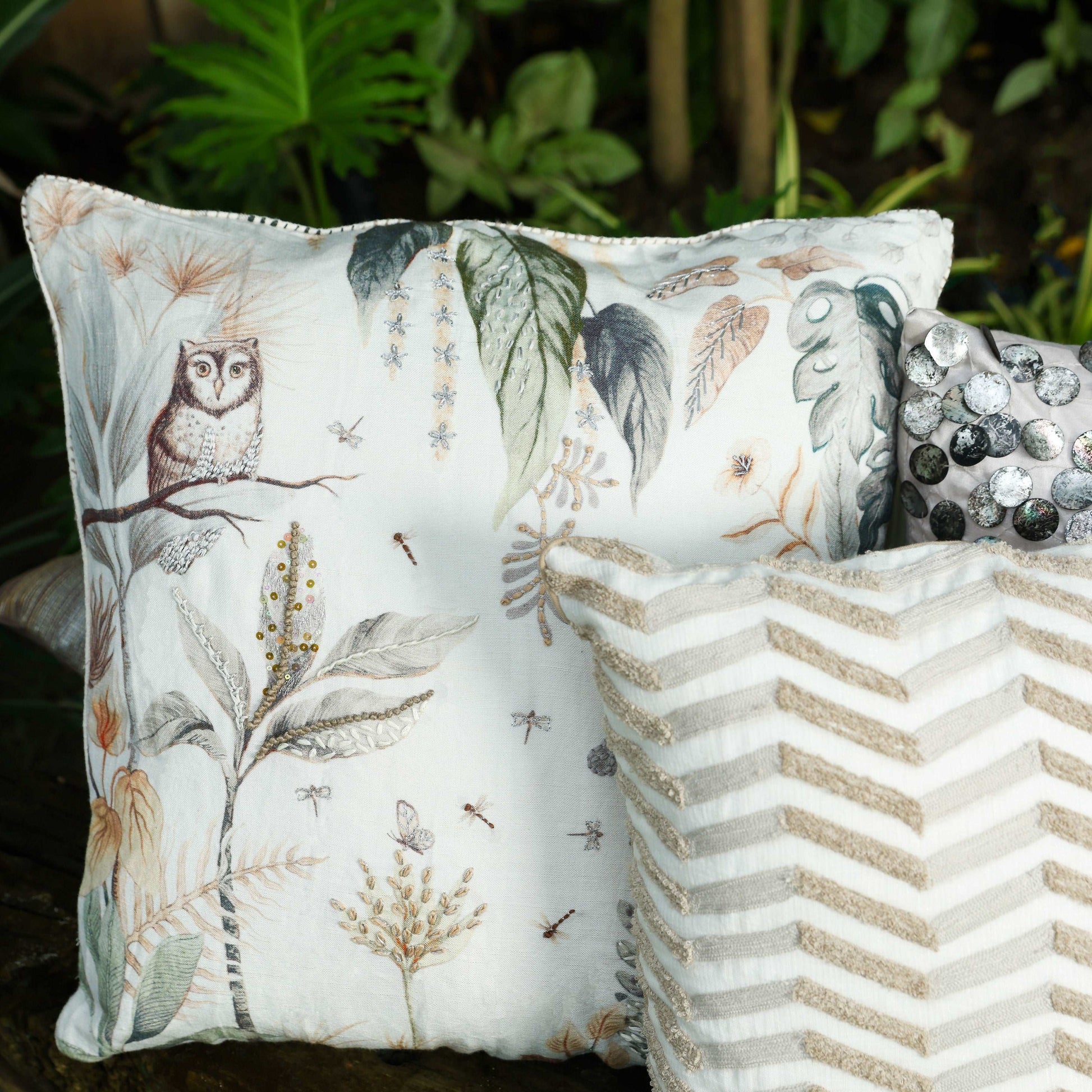 Bagicha Hand embroidered Cushion