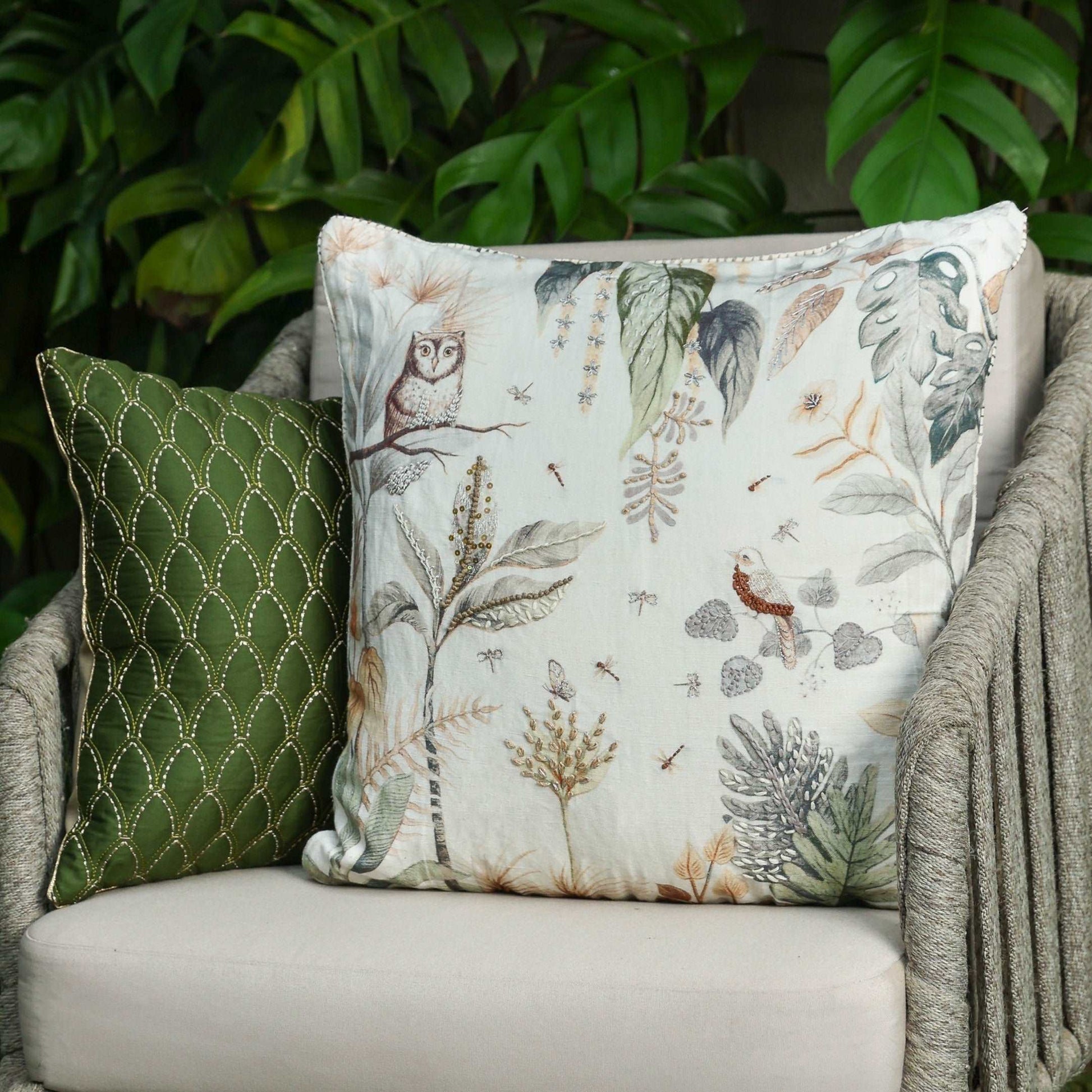 Bagicha Hand embroidered Cushion