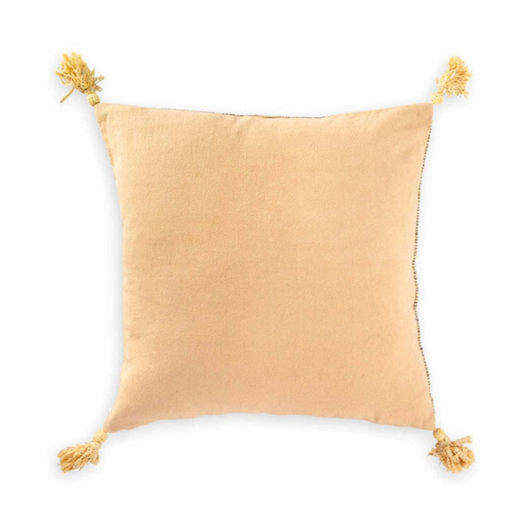 Handwoven Metallic Cushion
