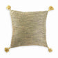 Handwoven Metallic Cushion
