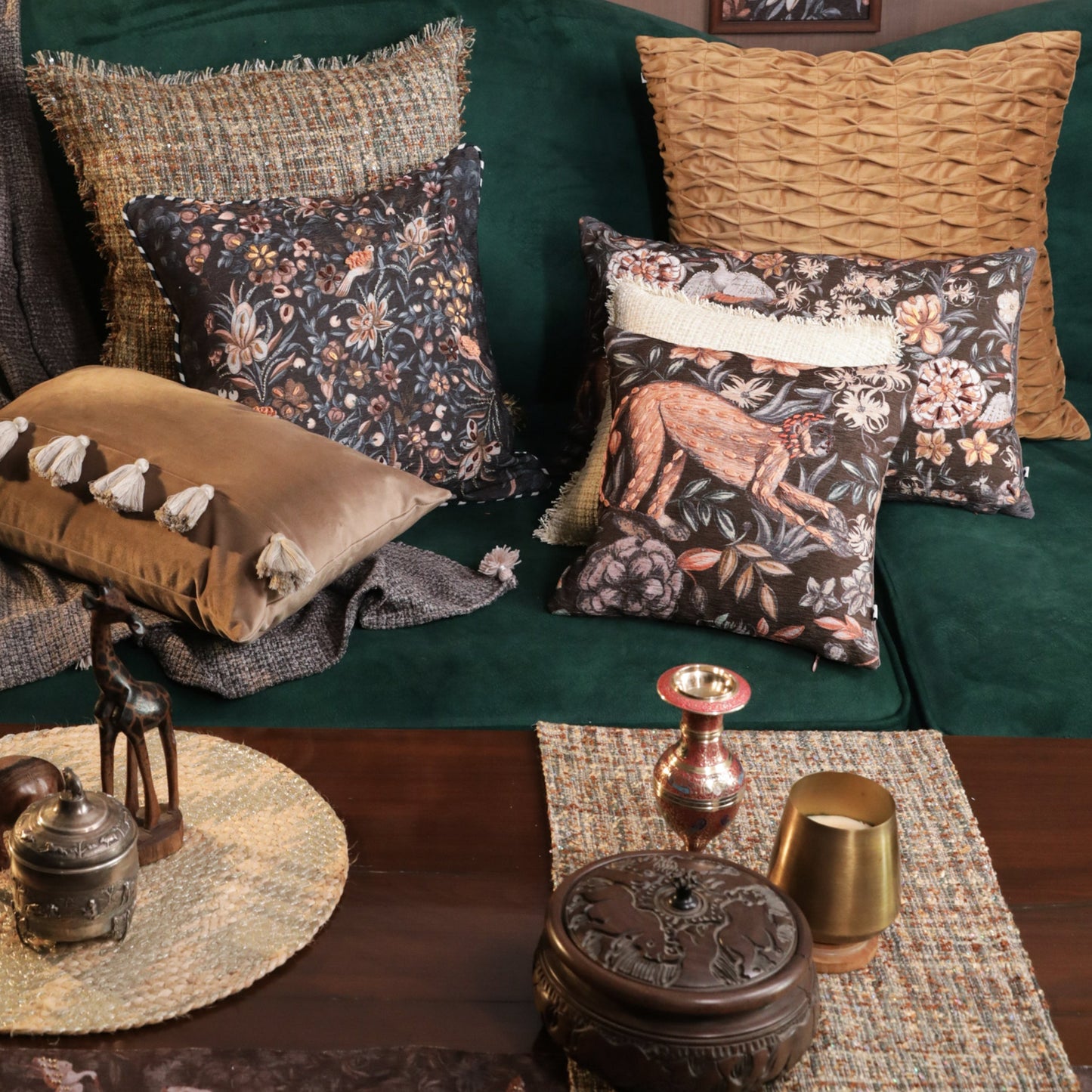 Khwab Handwoven Cushion Cover