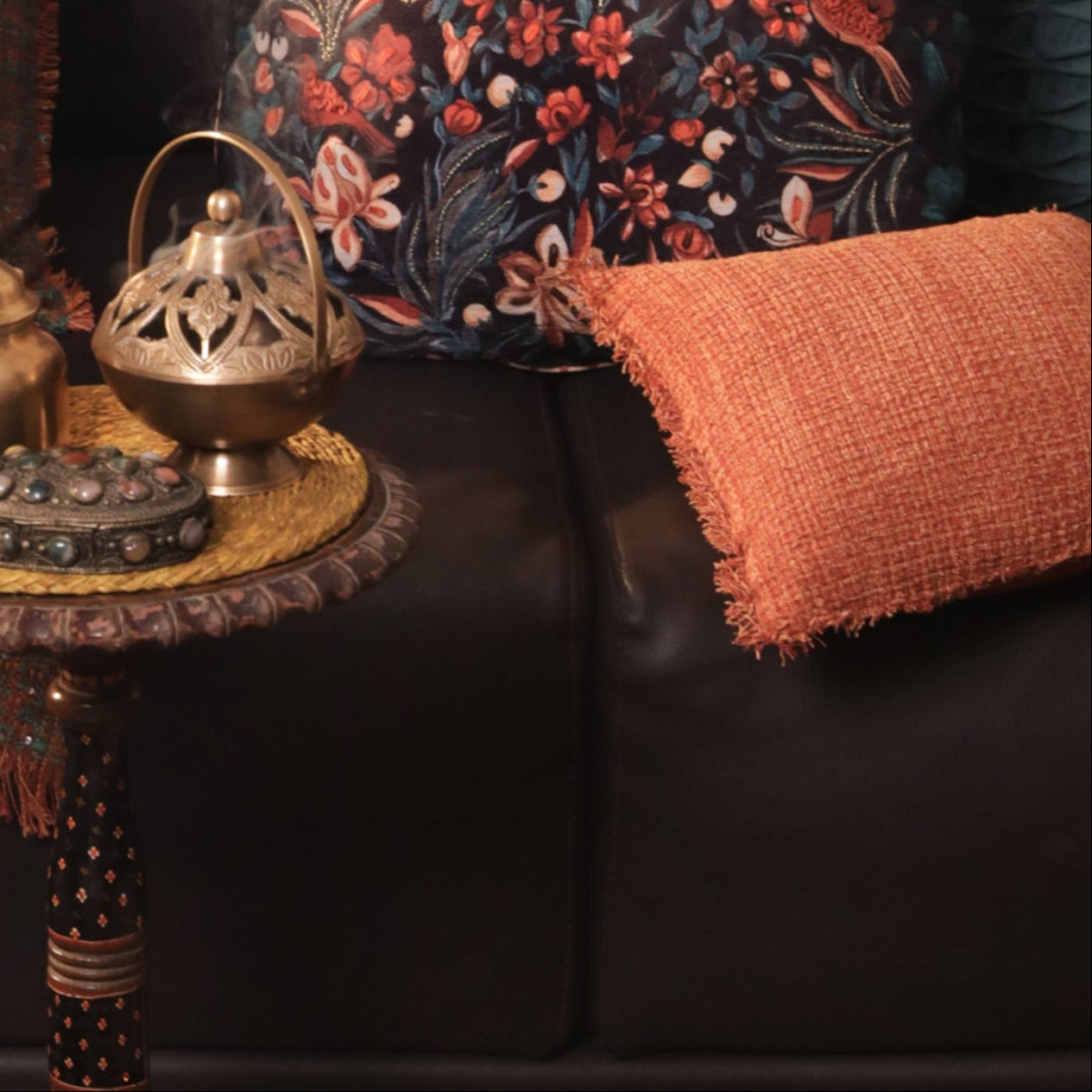 Sukoon Handwoven Cushion Cover