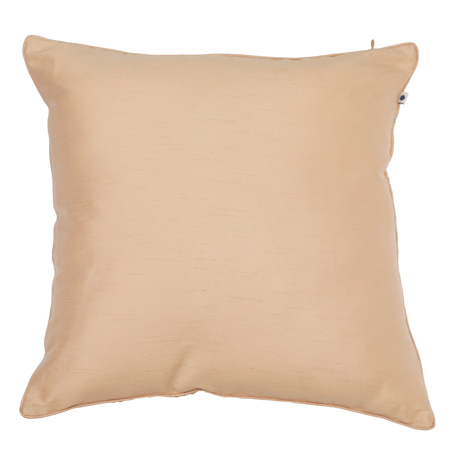 Mandala Beige Embroidered Cushion Cover
