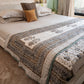 Grey Ivory Blossom Dohar