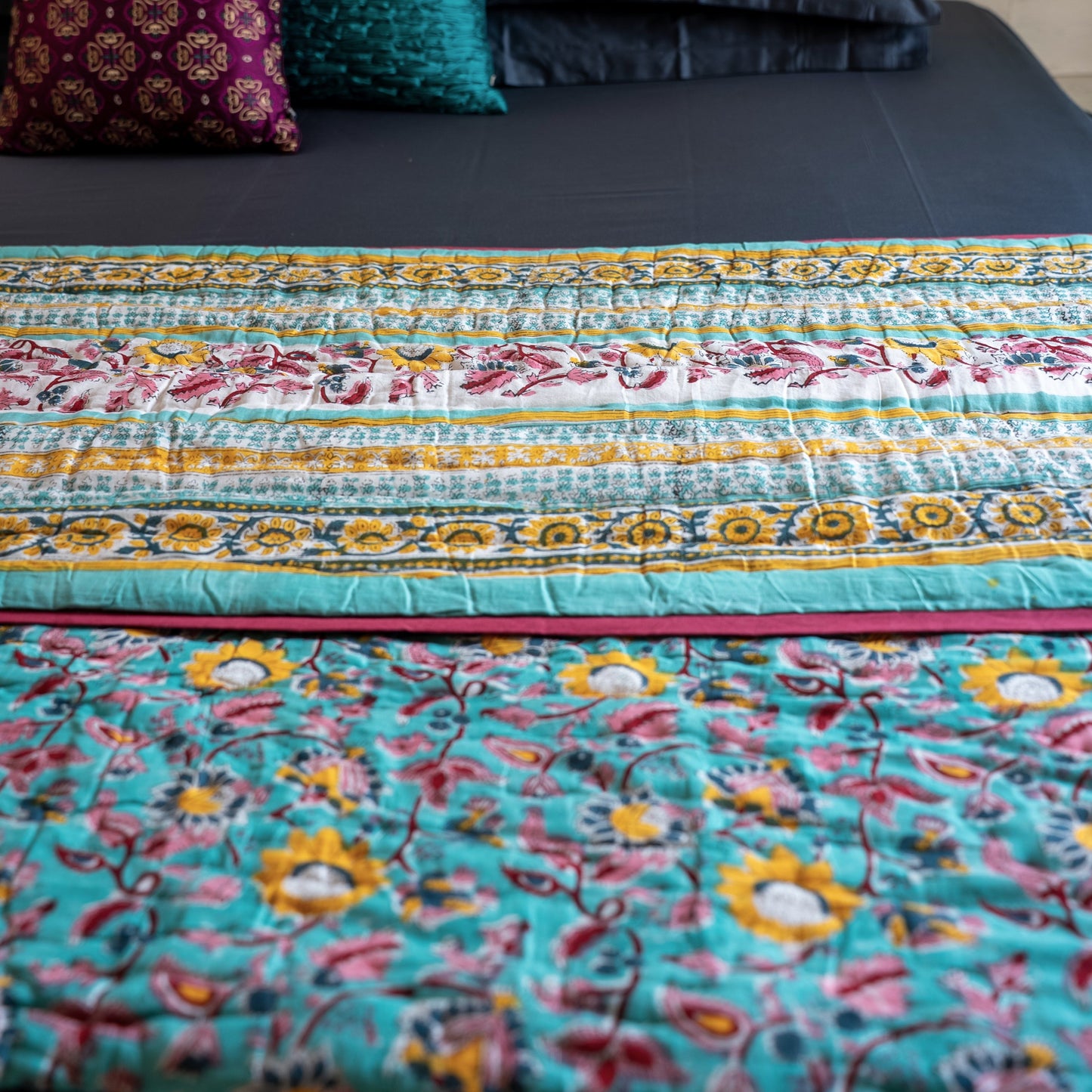 Turquoise Sunshine Dohar