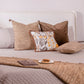 Teak Brown Handwoven Cushion Cover