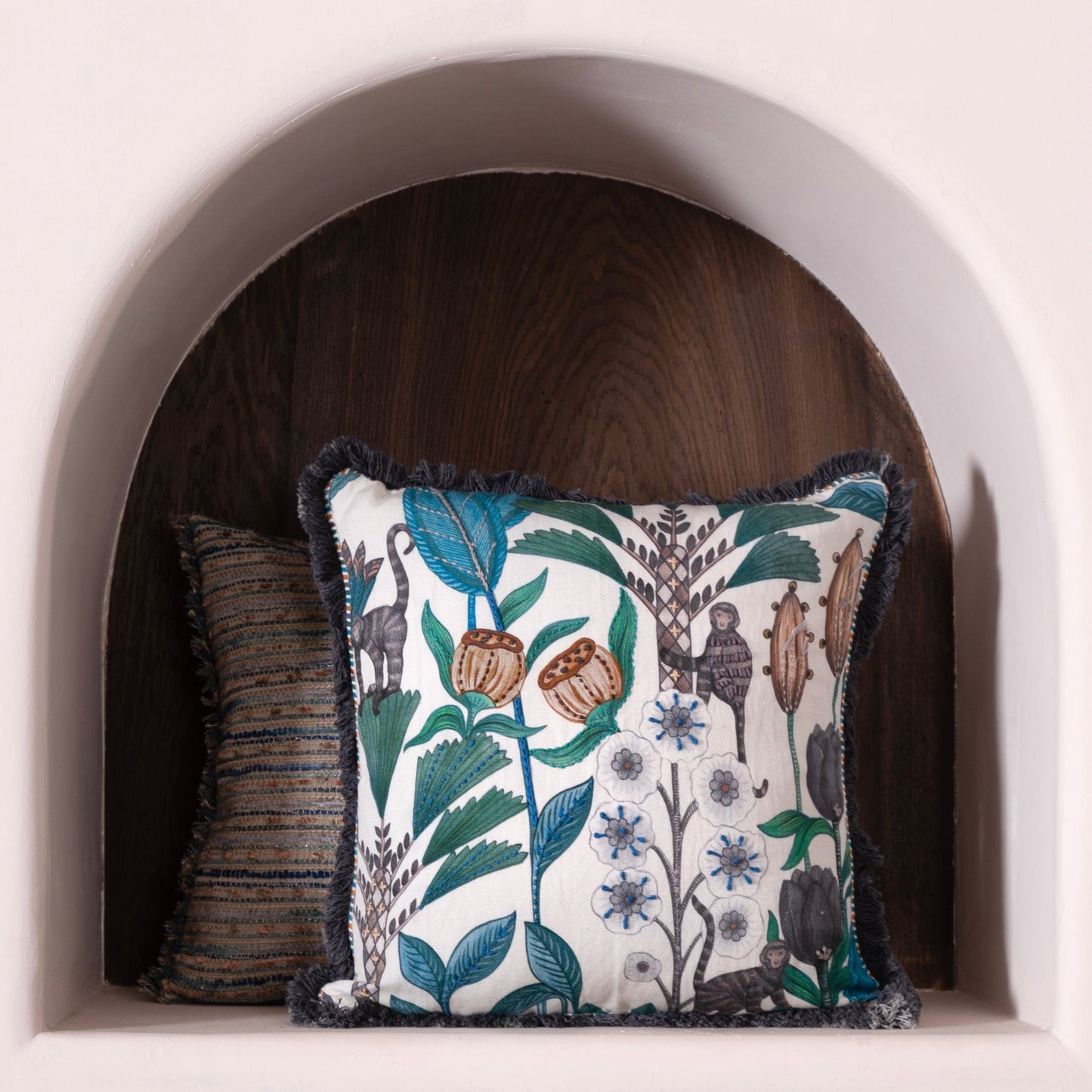 Wildflower Blue Cushion Cover