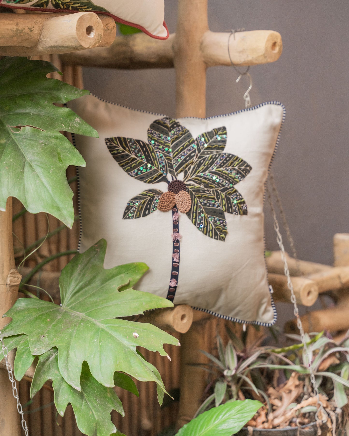 Palm Canopy Cushion Cover