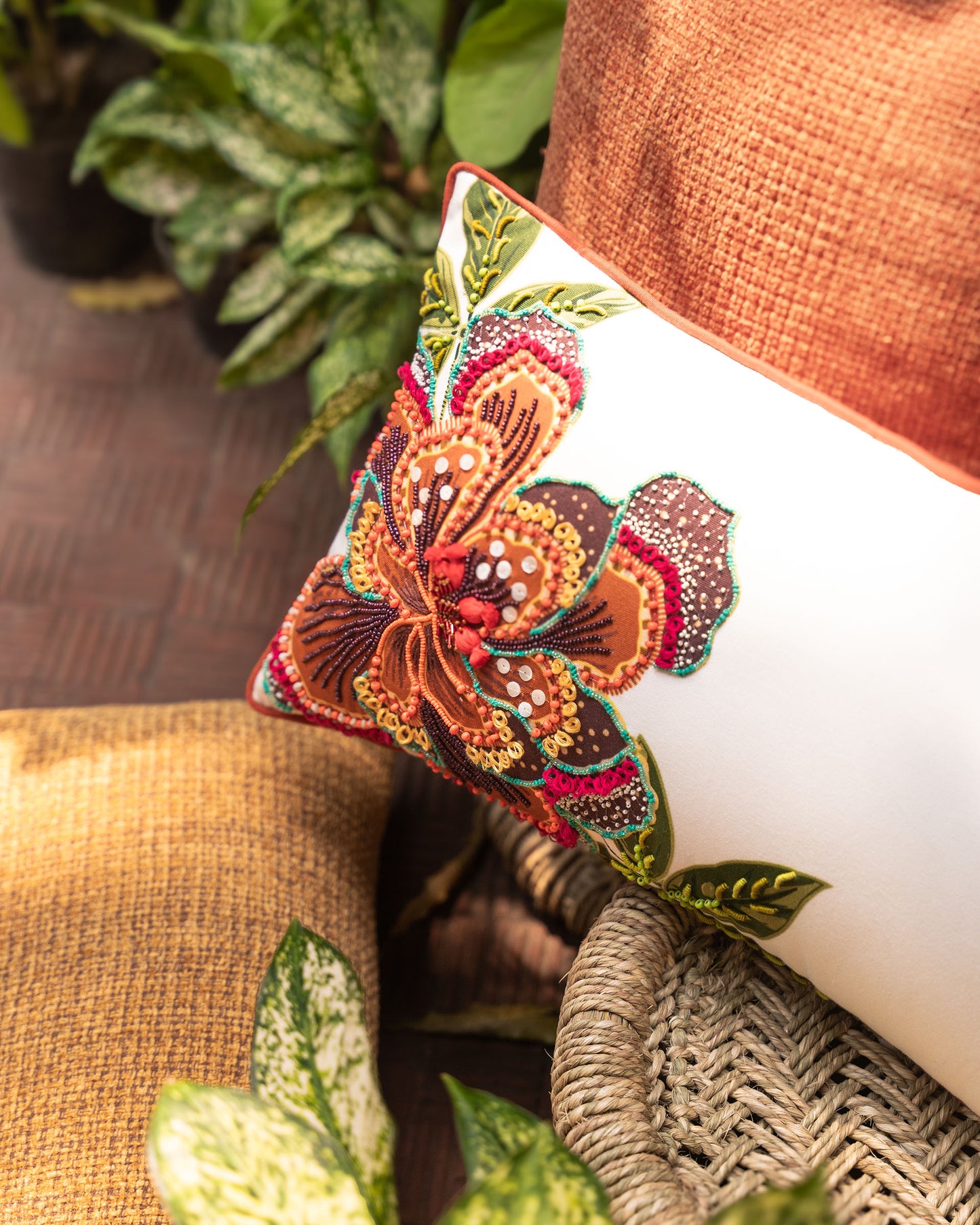 Bloom Spice Cushion Cover