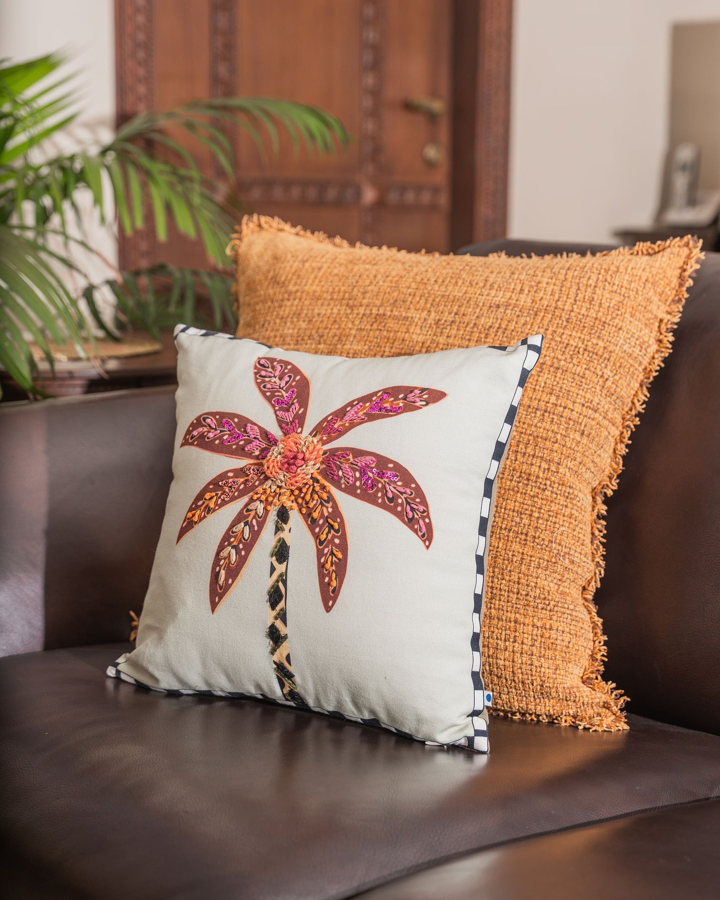 Nomad Mustard Cushion Cover