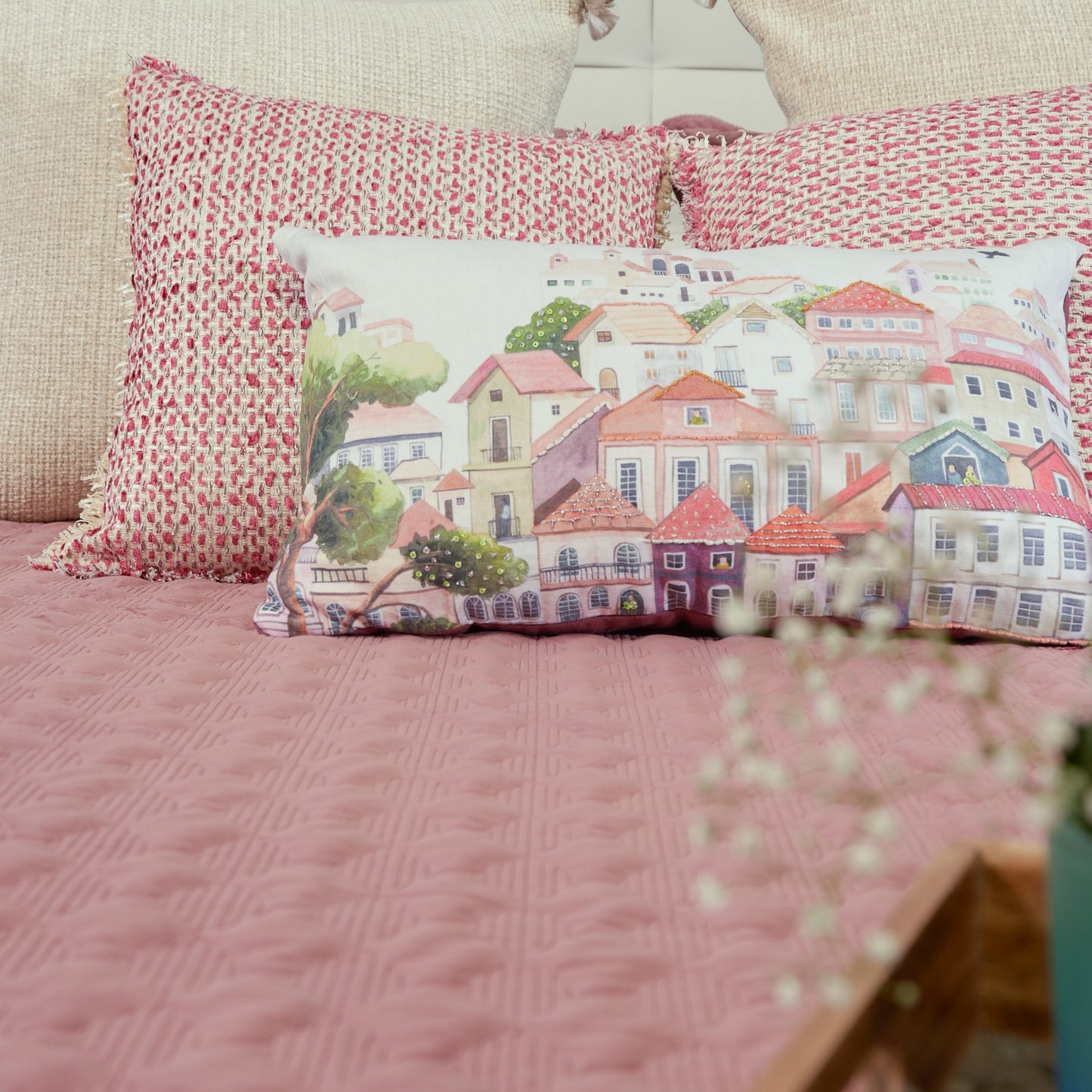 Thea Velvet Bedcover