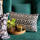 Geometric Opulence Kantha Cushion