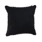 Sand Serenity Striped Velvet Cushion