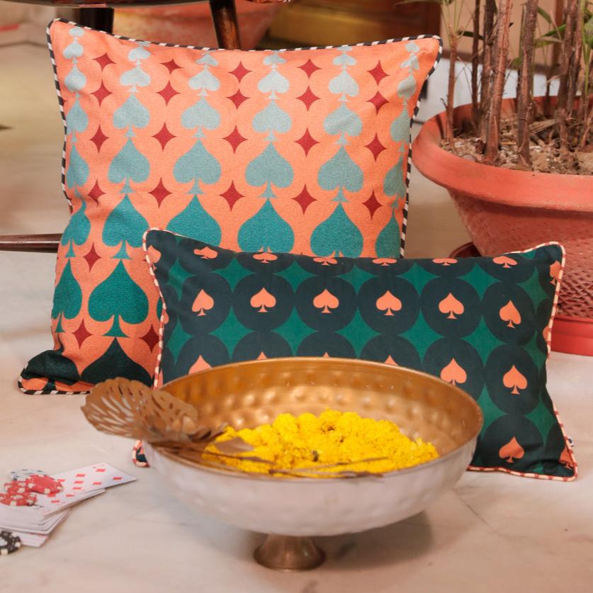 Pique Velvet Cushion