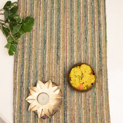 Bouclé Royale Runner- green