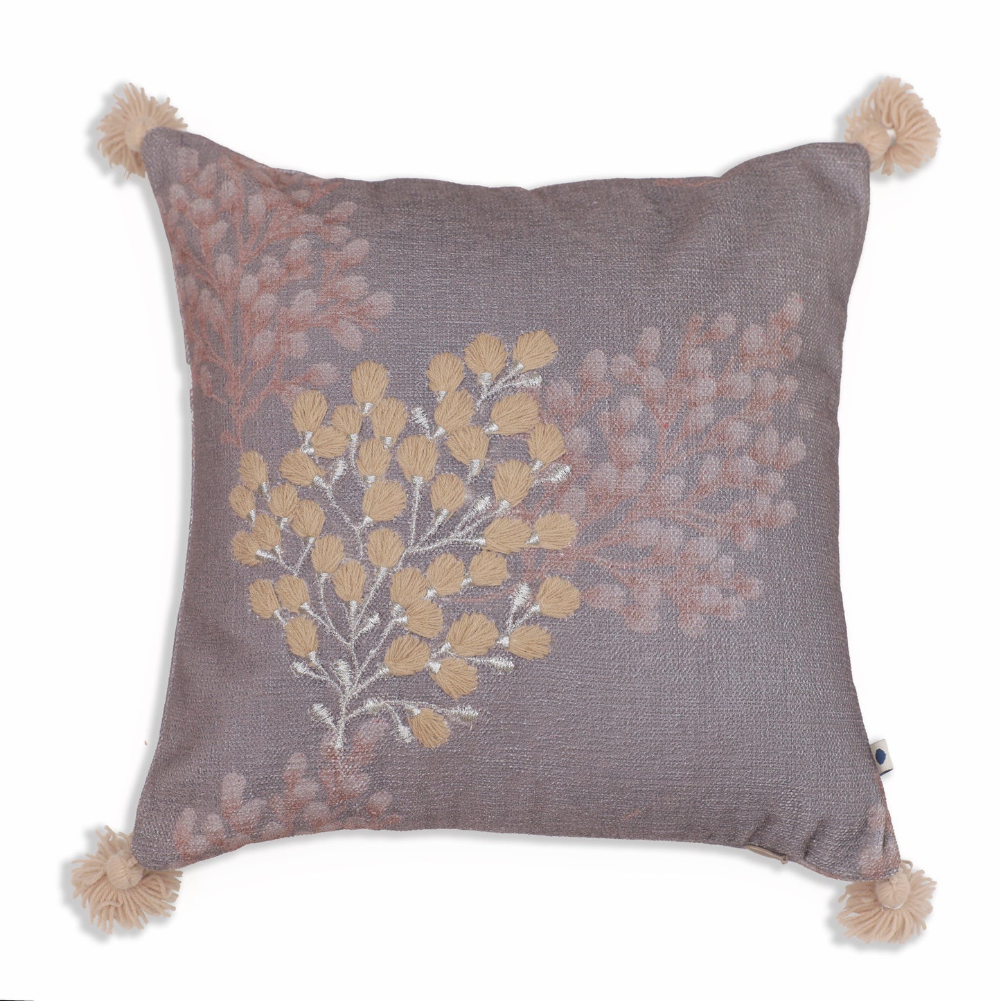 Breeze Grey Chenille Cushion Cover