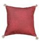 Breeze Red Chenille Cushion Cover