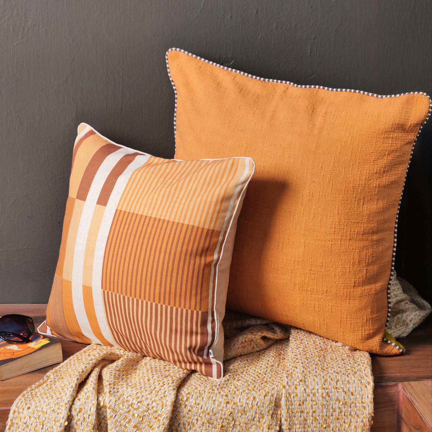Verdant Stripe Cushion