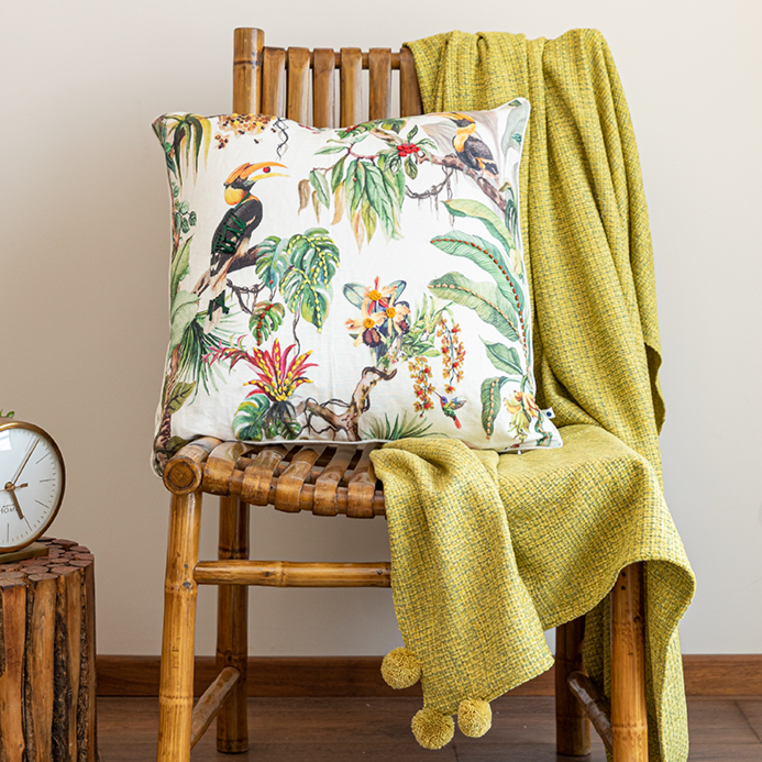 Tropical Living Cushion Cover